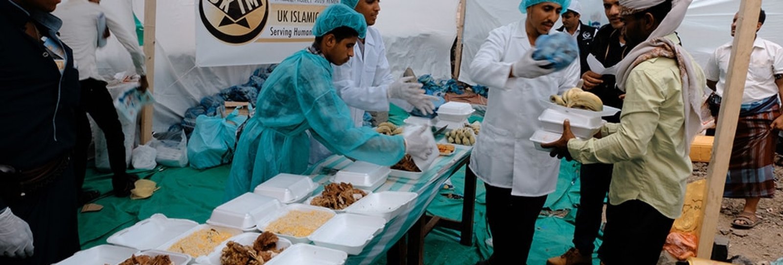  Funded by UKIM, Islamic Help provided Qurbani meats to 1,400 families  Yemen